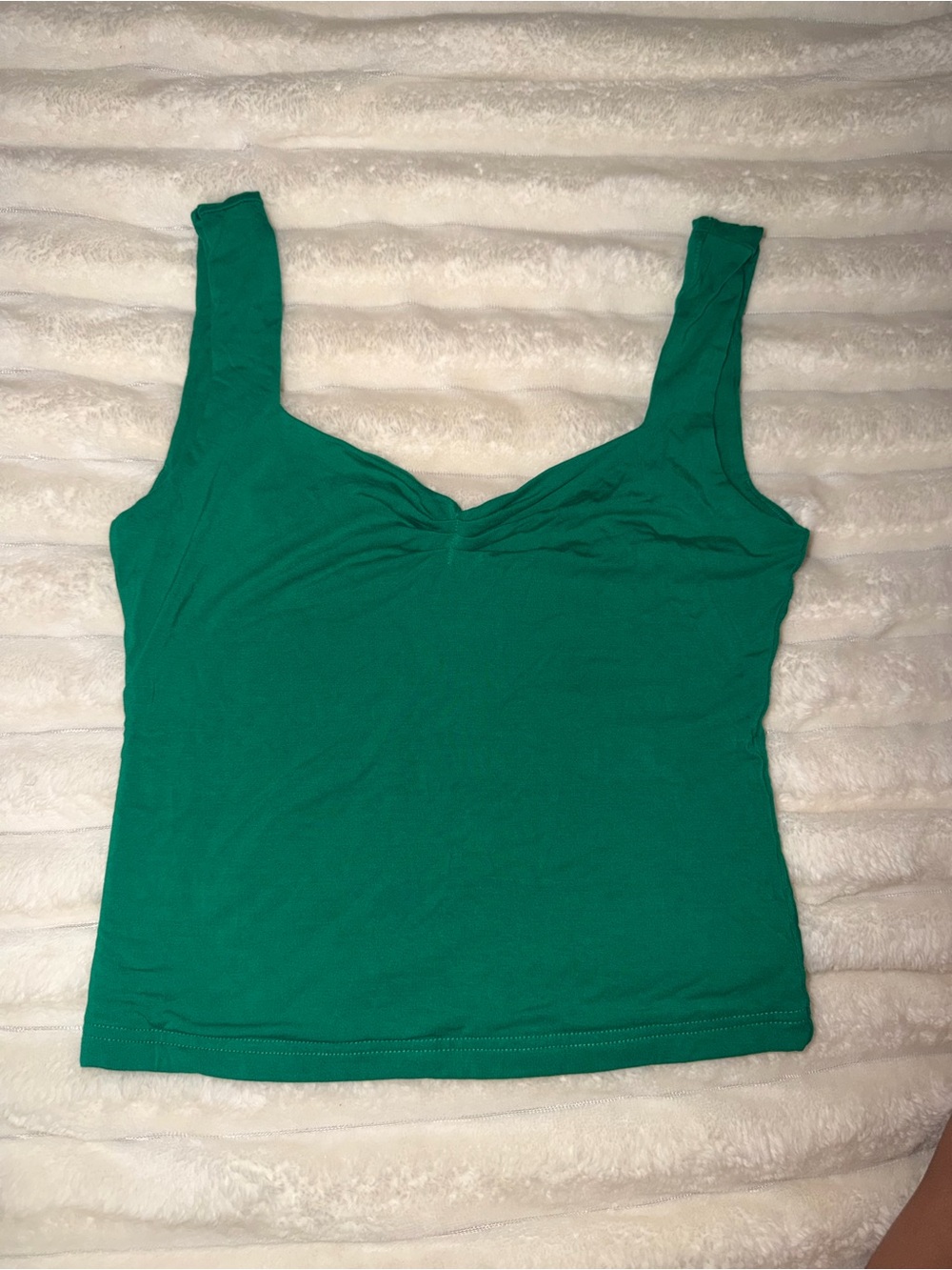 SHEIN Emerald Green Sweetheart Tank